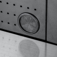 BUNKER modulaire opbergcombinatie met spoelbak en roestvrijstalen werkblad, 25-delig, 4915 mm