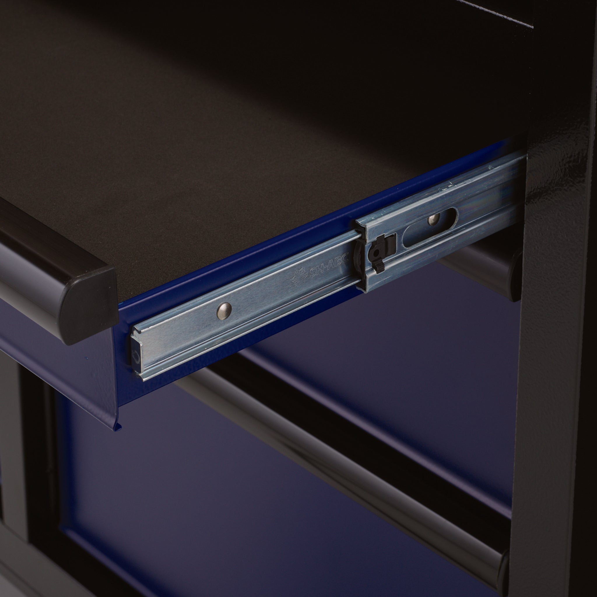BUNKER gereedschapswagen/werkbank met 7 laden, 86 cm, blauw