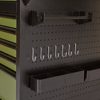 BUNKER multifunctionele gereedschapswagen/werkbank met 14 laden, 122 cm, grijs