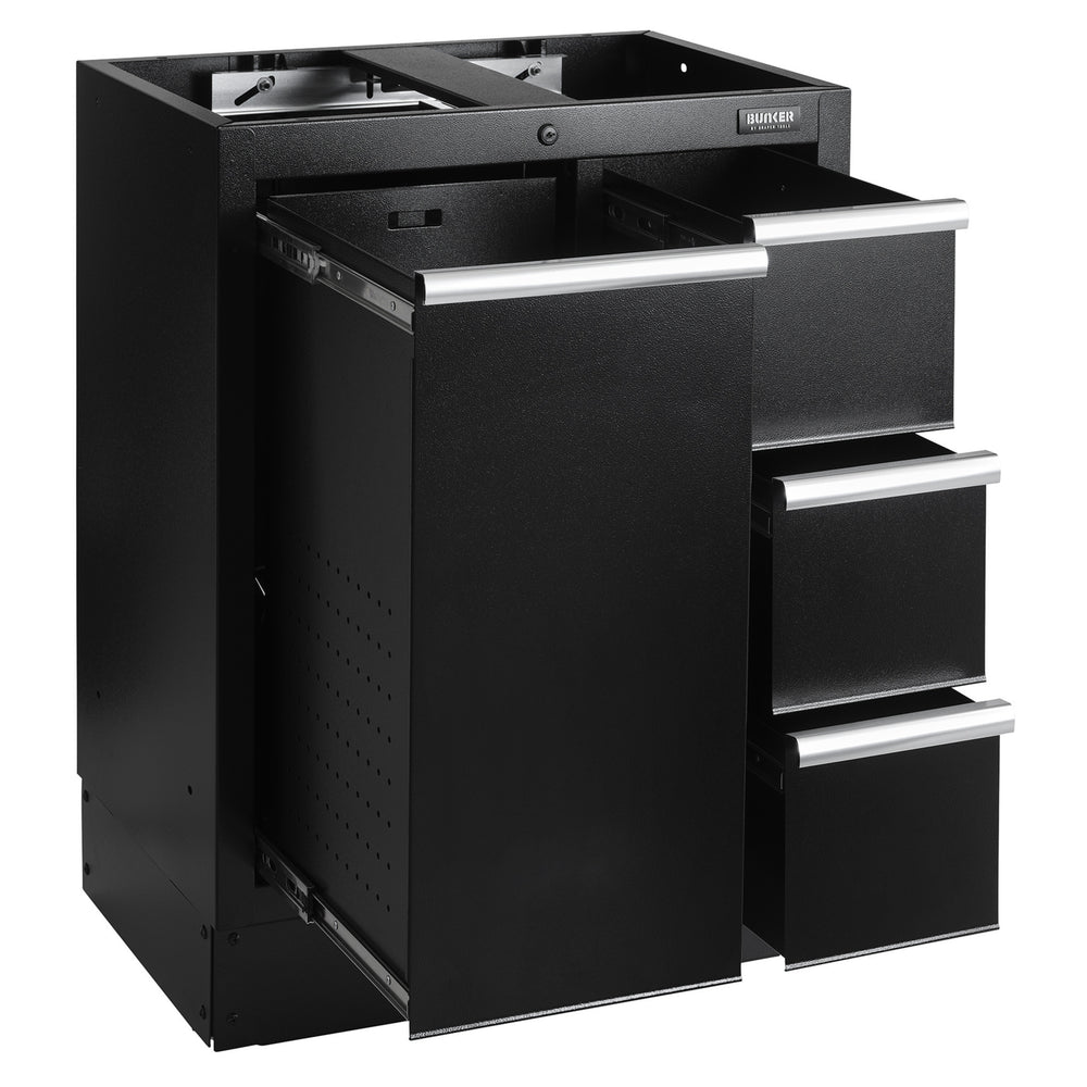BUNKER Modul-Unterschrank für Elektrowerkzeuge, 4 Schubladen, 680 mm