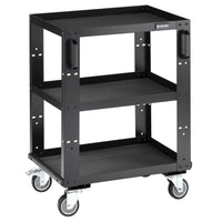 BUNKER modulaire werkplaatstrolley met 3 schappen, 646 mm