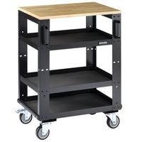BUNKER modulaire werkplaatstrolley met 3 schappen, 646 mm