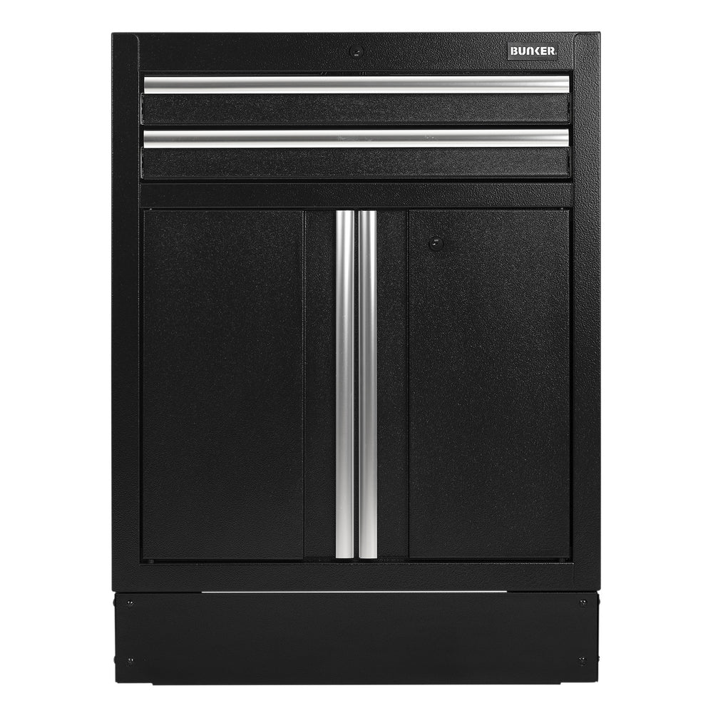 BUNKER Modular Floor Cabinet, 2 Drawer, 2 Door, 680mm