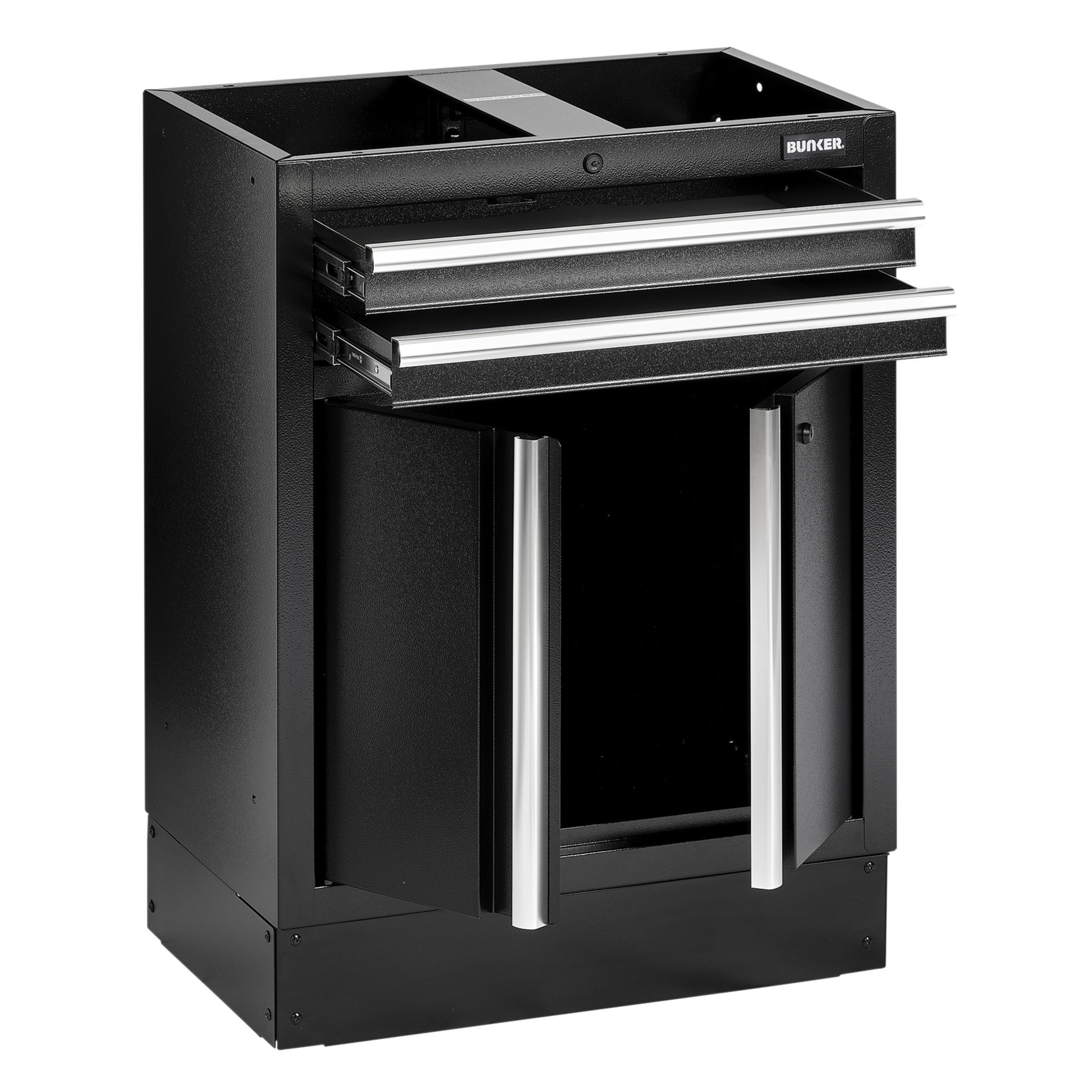 BUNKER Modular Floor Cabinet, 2 Drawer, 2 Door, 680mm