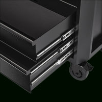 BUNKER 9 Drawer Combined Roller Cabinet and Tool Chest, 36", Black