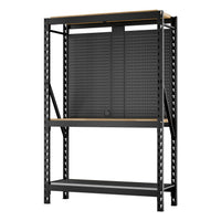 BUNKER 22 Piece Modular 5 Tier Racking with Hardwood Shelving, 1500mm - Discontinued