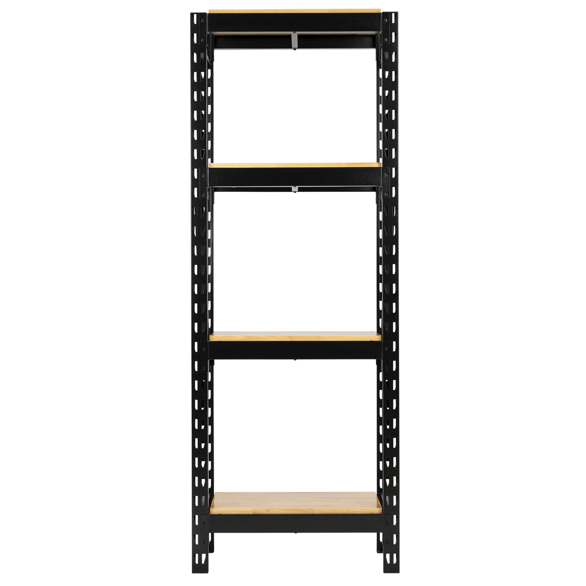 BUNKER modulair opbergrek met hardhouten planken, 21-delig, 750 mm
