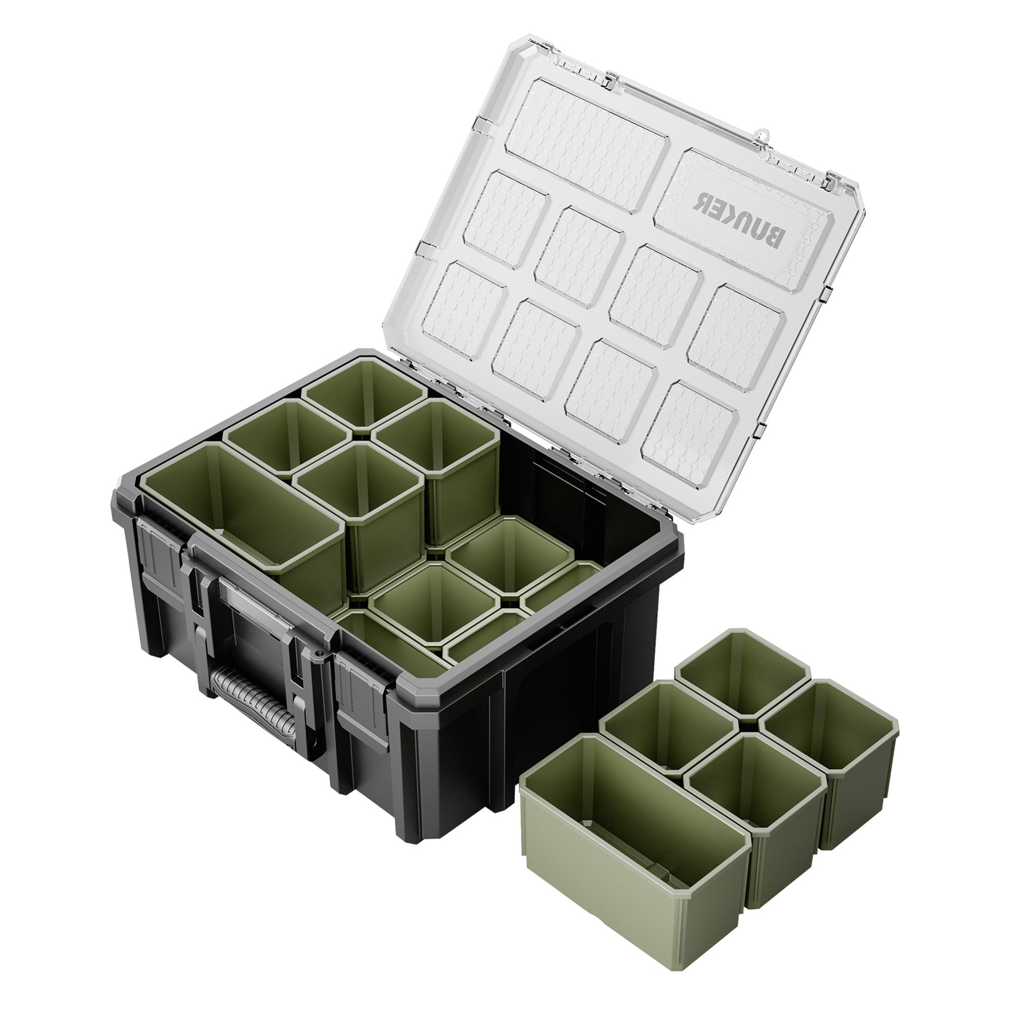 BUNKER Grote Diepe Opbergdoos, 408 x 334 x 189 mm