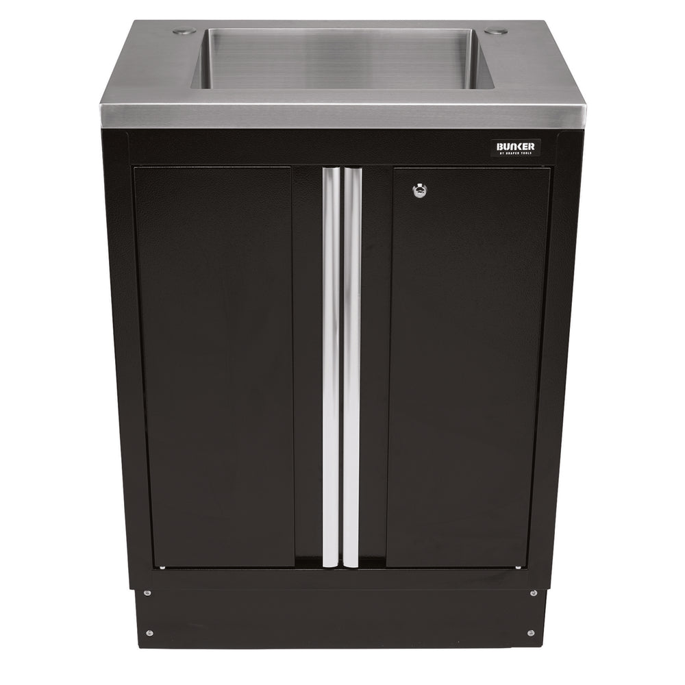 BUNKER Modular Floor Cabinet with Sink, 2 Door, 680mm