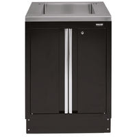 BUNKER Modular Floor Cabinet with Sink, 2 Door, 680mm