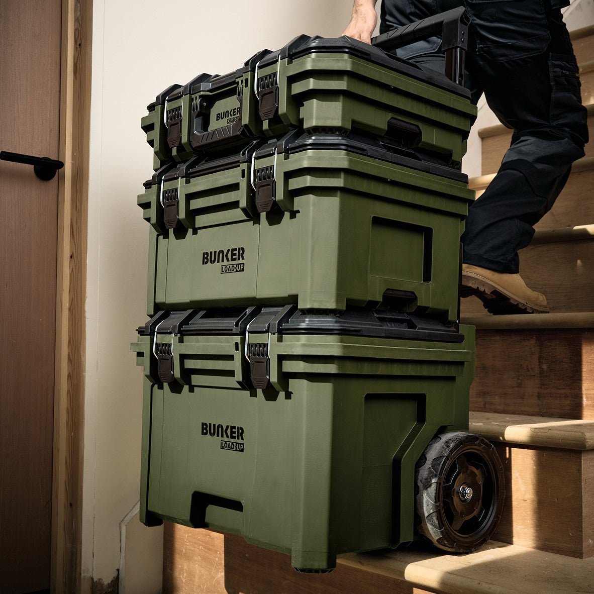 BUNKER Load-Up stapelbare opslagsysteem (9-delig)