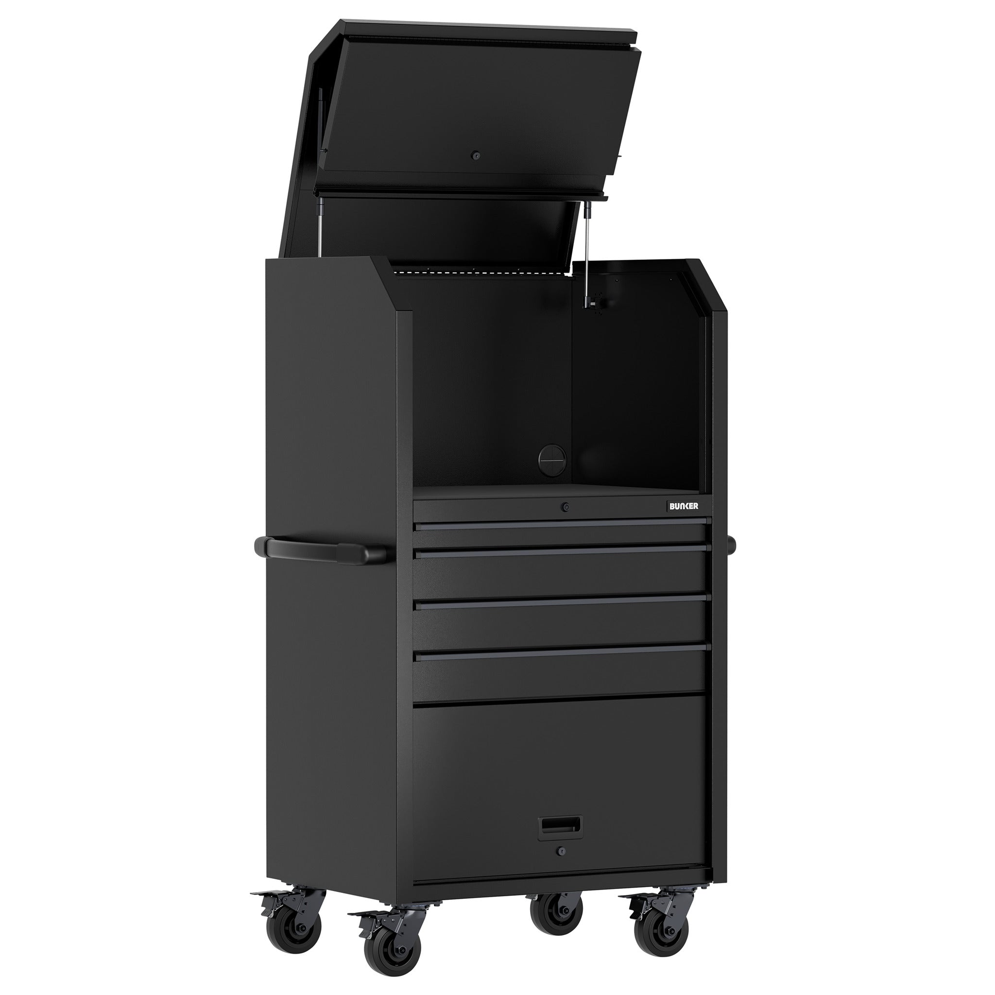 BUNKER diagnose trolley, 4 laden, 86 cm