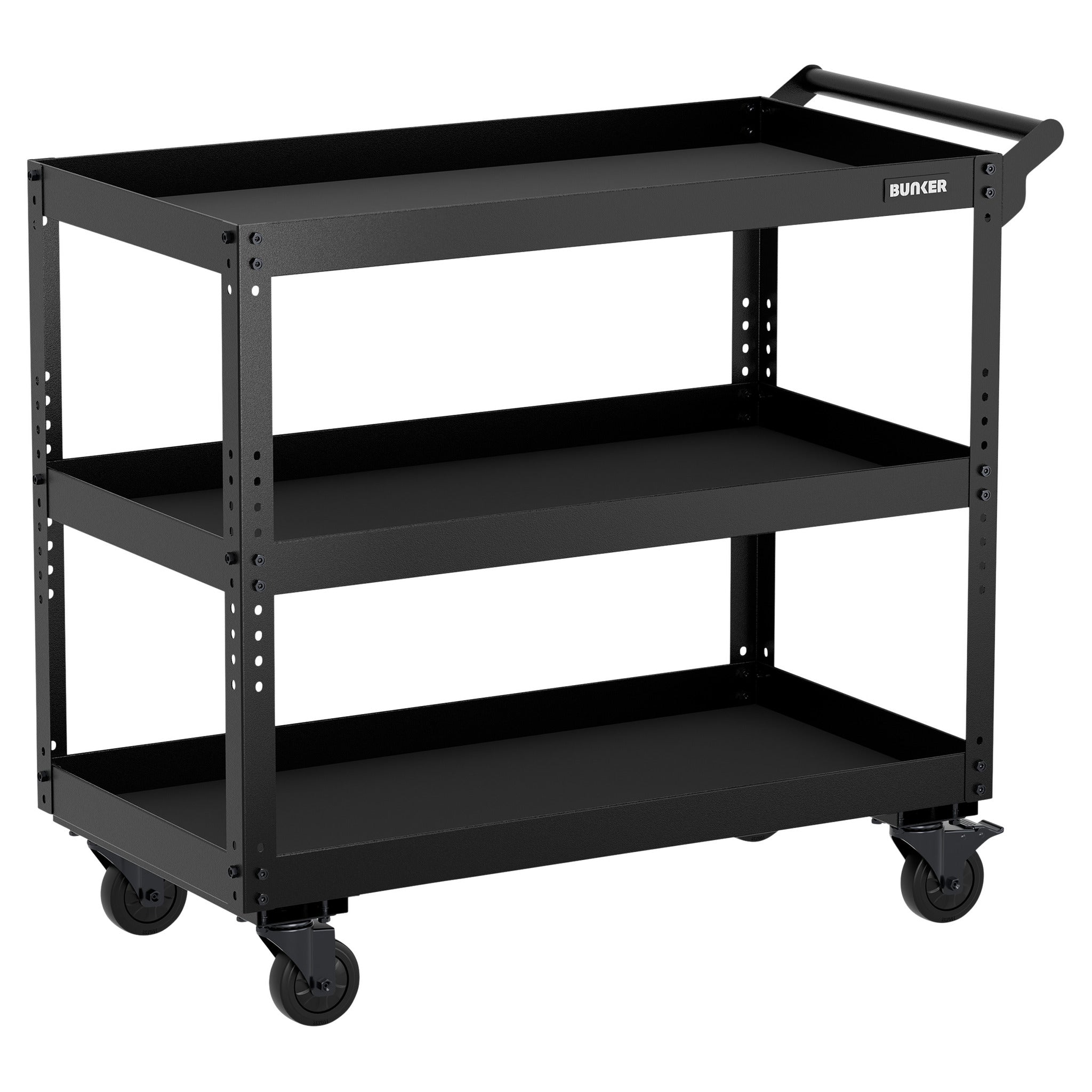 BUNKER 3-Tier Utility Service Cart, 854mm