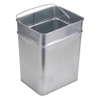 BUNKER Galvanised Trash Bin