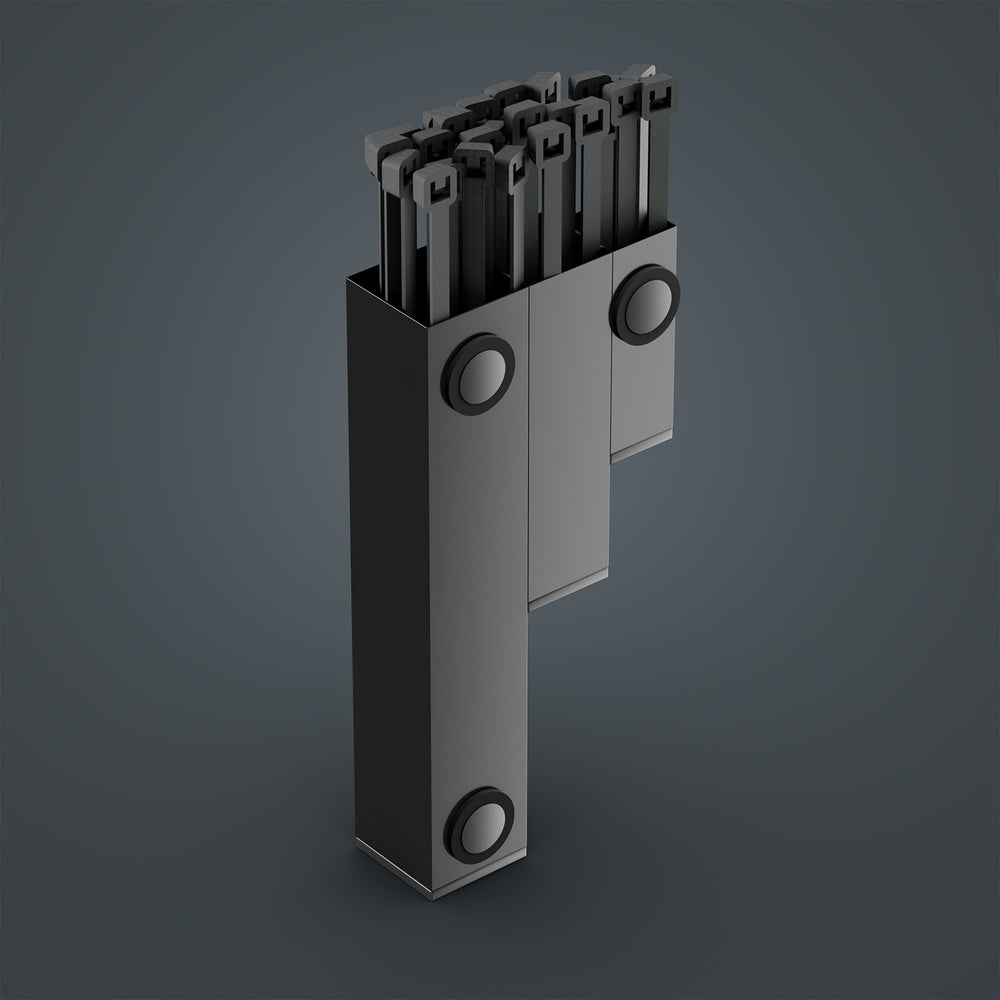 BUNKER Magnetic Cable Tie Holder (300 Piece)