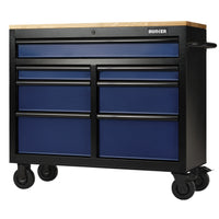 BUNKER gereedschapswagen/werkbank met 7 laden, 86 cm, blauw