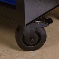 BUNKER gereedschapswagen/werkbank met 7 laden, 86 cm, blauw