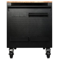 BUNKER multifunctionele gereedschapswagen/werkbank met 14 laden, 122 cm, grijs