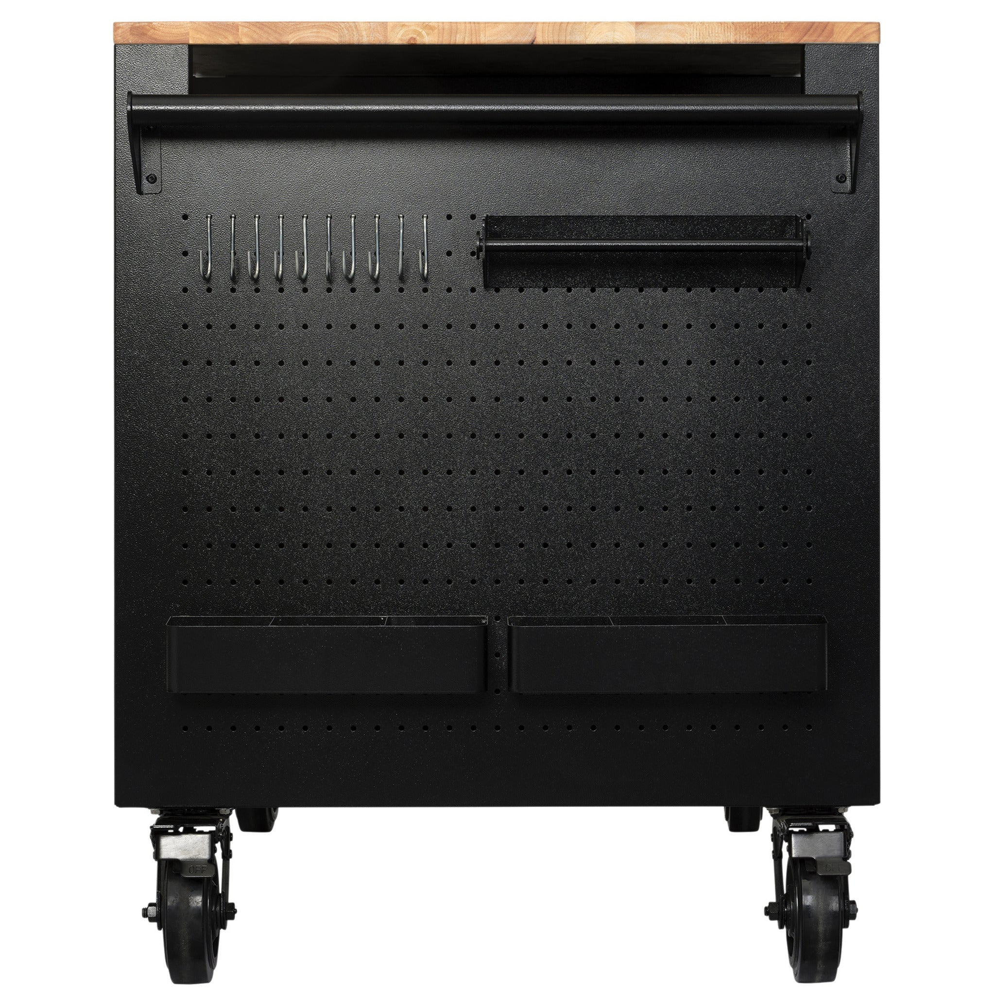 BUNKER multifunctionele gereedschapswagen/werkbank met 14 laden, 122 cm, grijs
