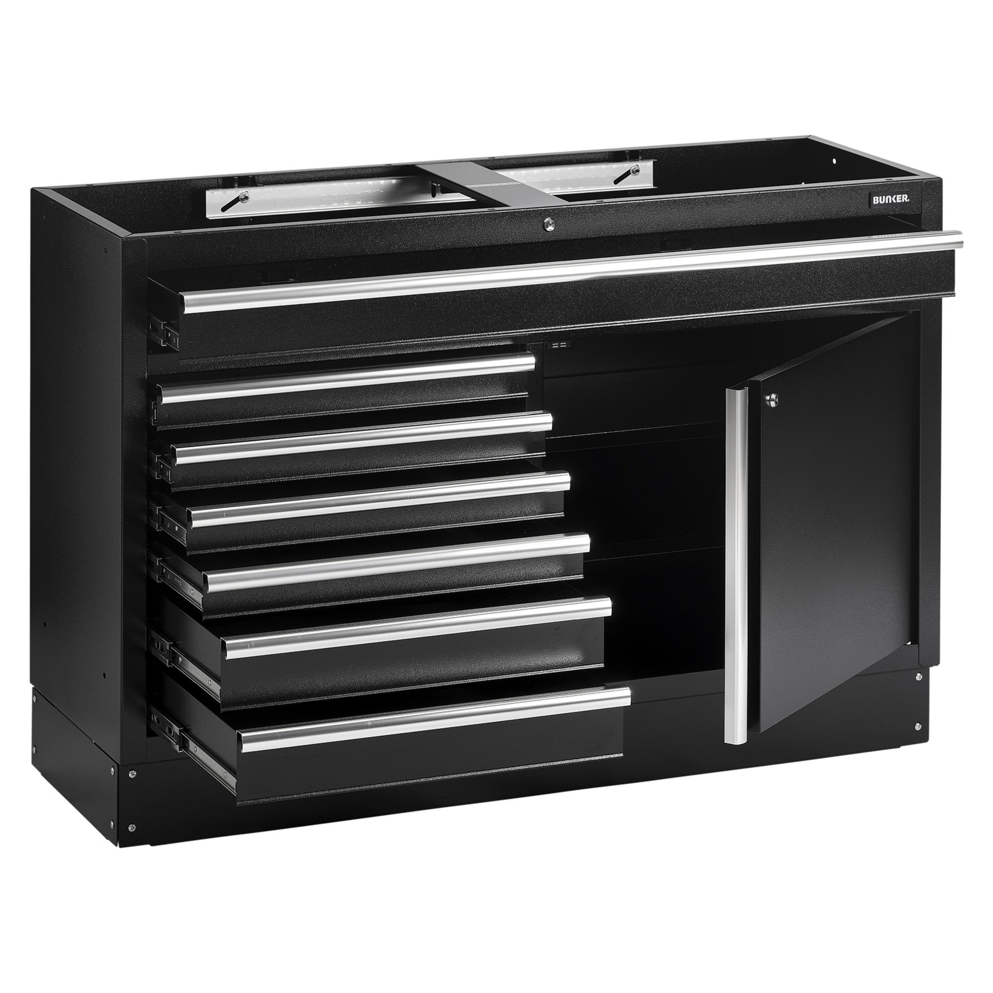 BUNKER modulaire vloerkast, 7 laden, 1360 mm