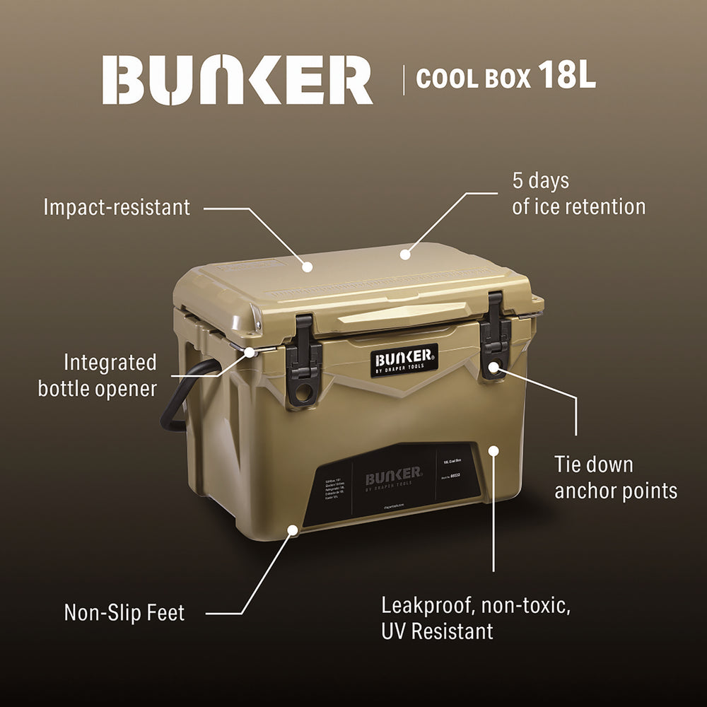 BUNKER koelbox, 18 liter