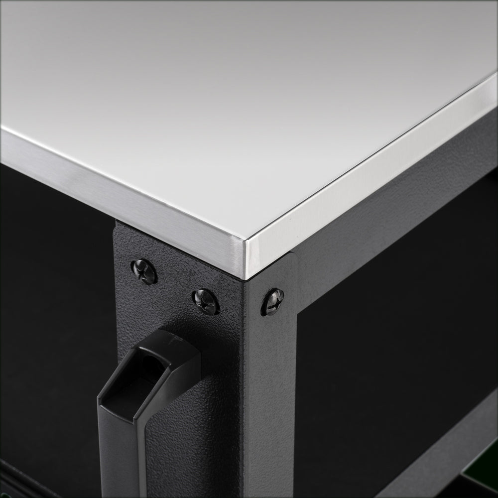 BUNKER modulaire werkplaatstrolley met 3 schappen, 646 mm