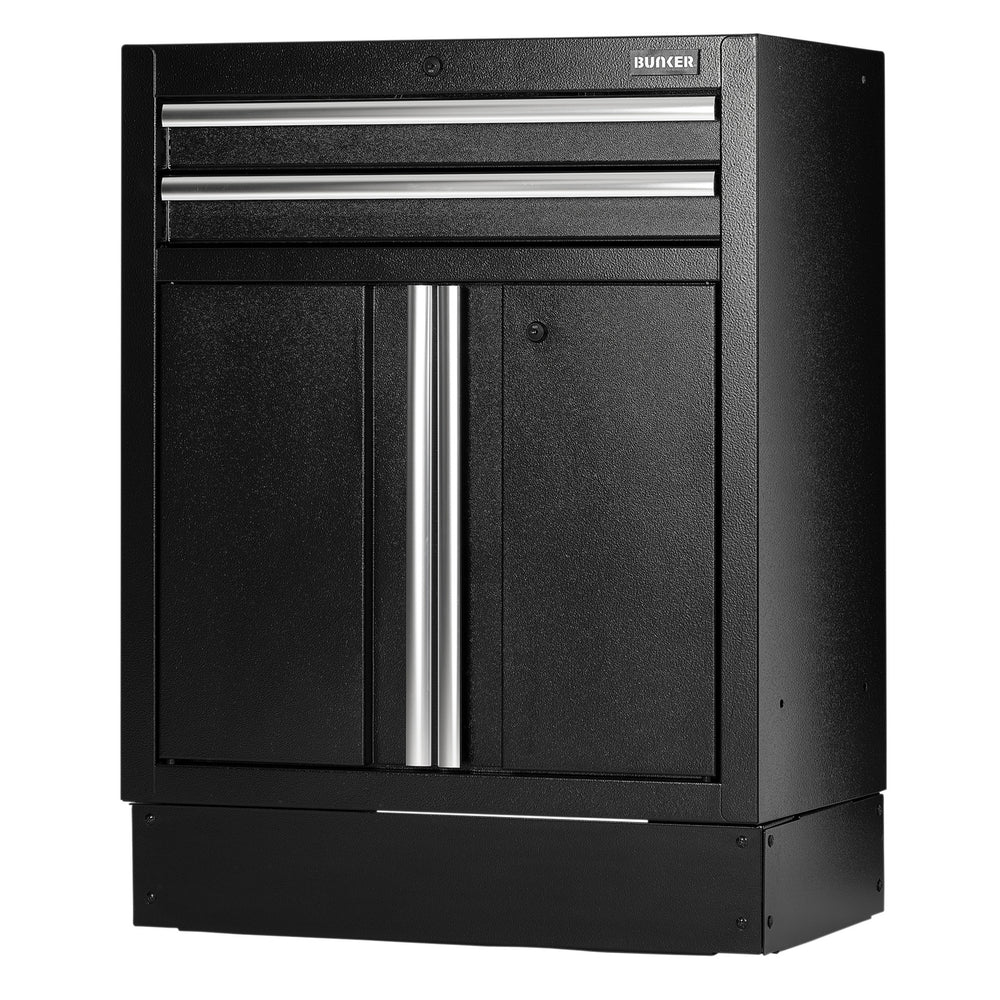 BUNKER Modular Floor Cabinet, 2 Drawer, 2 Door, 680mm