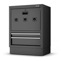 BUNKER Modular Floor Reel Cabinet, 2 Drawer, 680mm