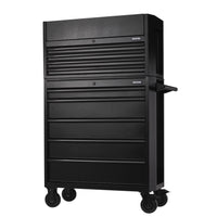 BUNKER 9 Drawer Combined Roller Cabinet and Tool Chest, 36", Black