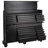 BUNKER 25 Drawer Combined Roller Cabinet and Tool Chest, 72", Black