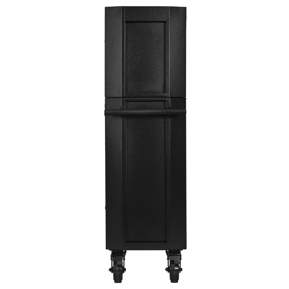 BUNKER 25 Drawer Combined Roller Cabinet and Tool Chest, 72", Black