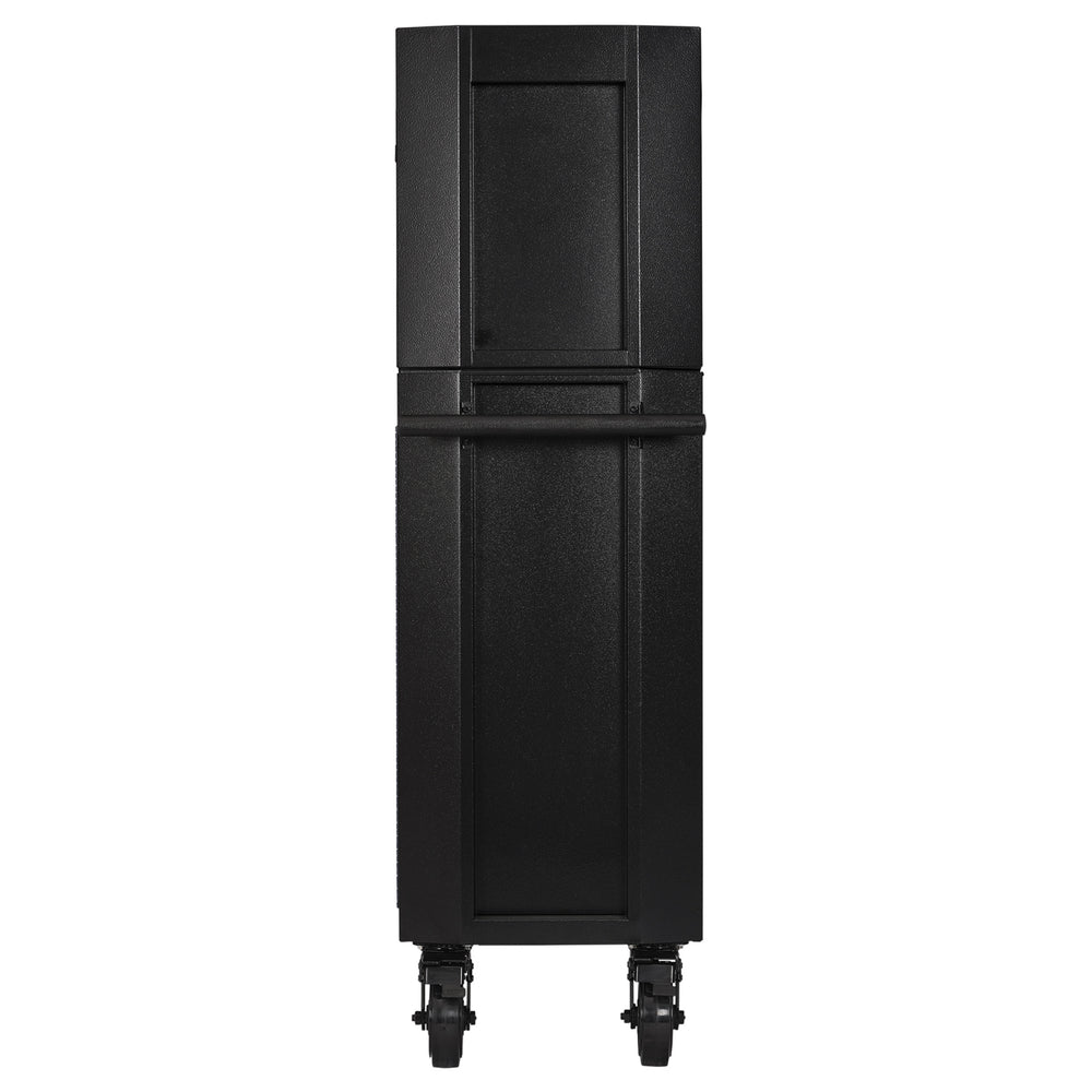BUNKER gereedschapswagen met topkoffer, 13 laden, 131 cm, blauw