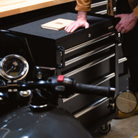 BUNKER modulaire opbergcombinatie met roestvrijstalen werkblad, 16-delig, 3240 mm