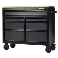 BUNKER gereedschapswagen/werkbank met 7 laden, 86 cm, blauw