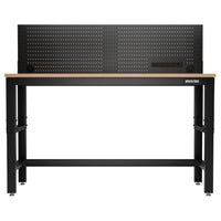 BUNKER® Workbench with Worktop and Power Pegboard, 1830mm