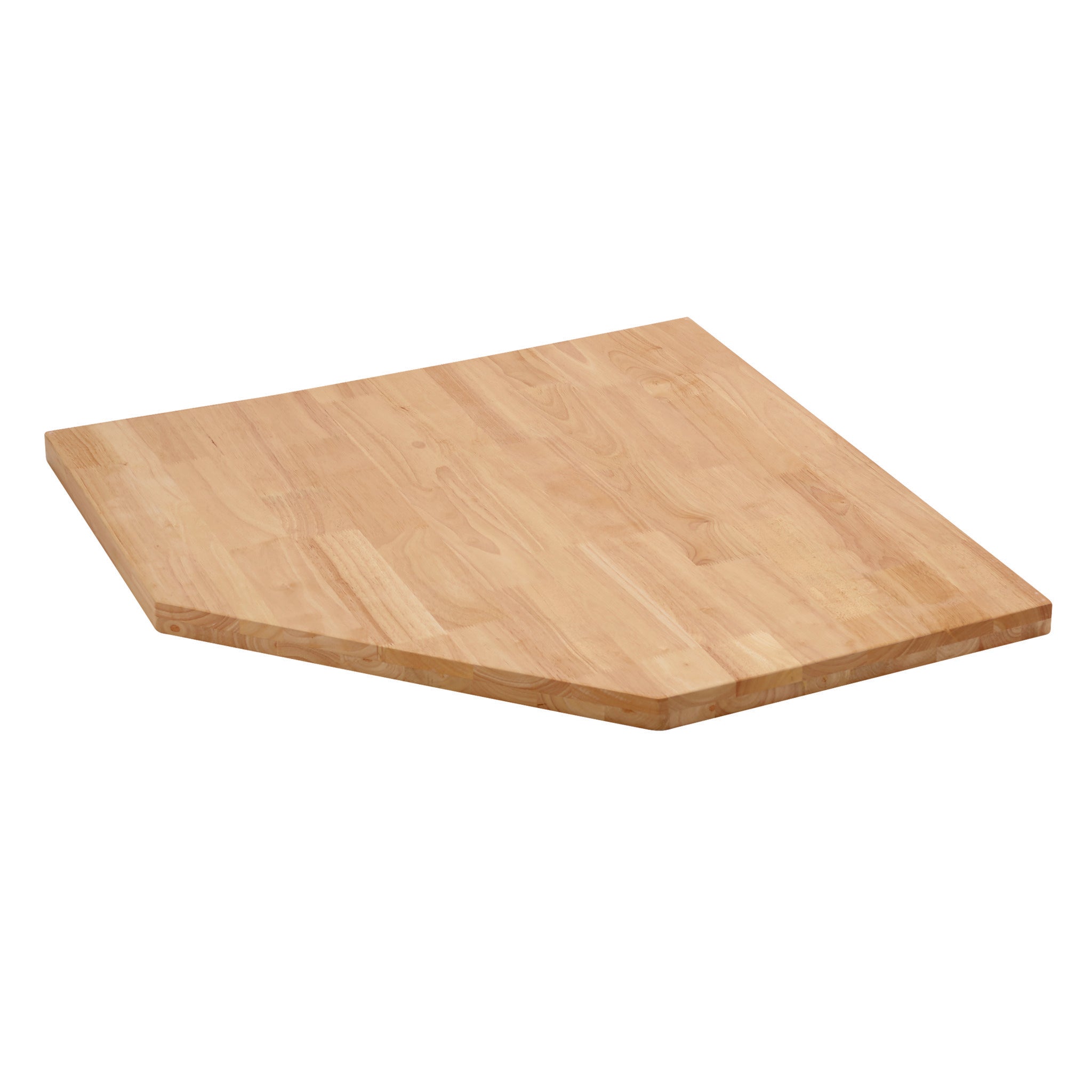 BUNKER Modular Hardwood Worktop for Corner Cabinet, 865mm
