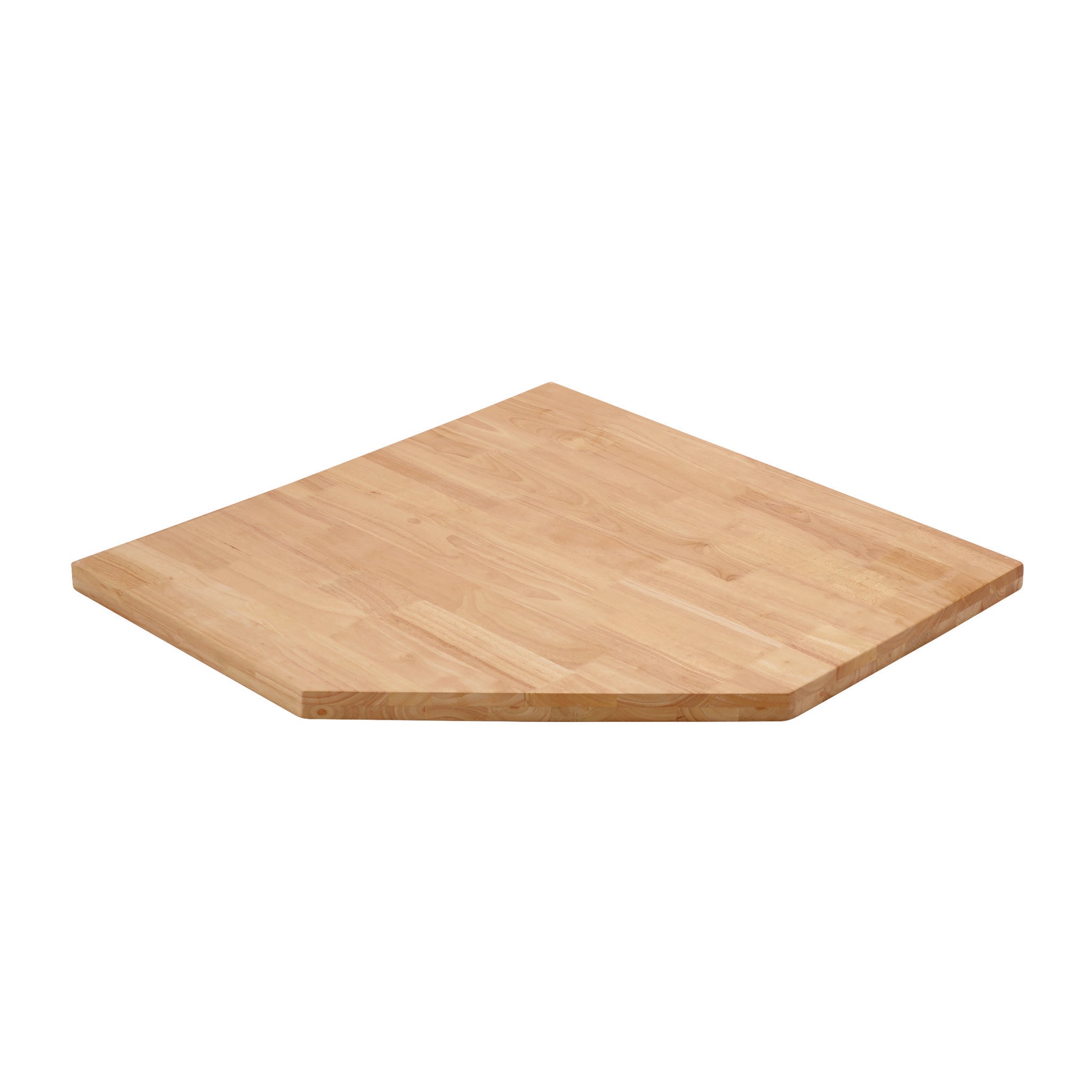 BUNKER Modular Hardwood Worktop for Corner Cabinet, 865mm