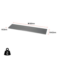 BUNKER Modular Stainless Steel Worktop, 680mm