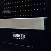 BUNKER 11 Piece Modular Storage Combo with Stainless Steel Worktop, 1960mm