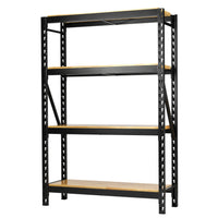 BUNKER 18 Piece Modular 4 Tier Racking with Stainless Steel Shelving, 1500mm