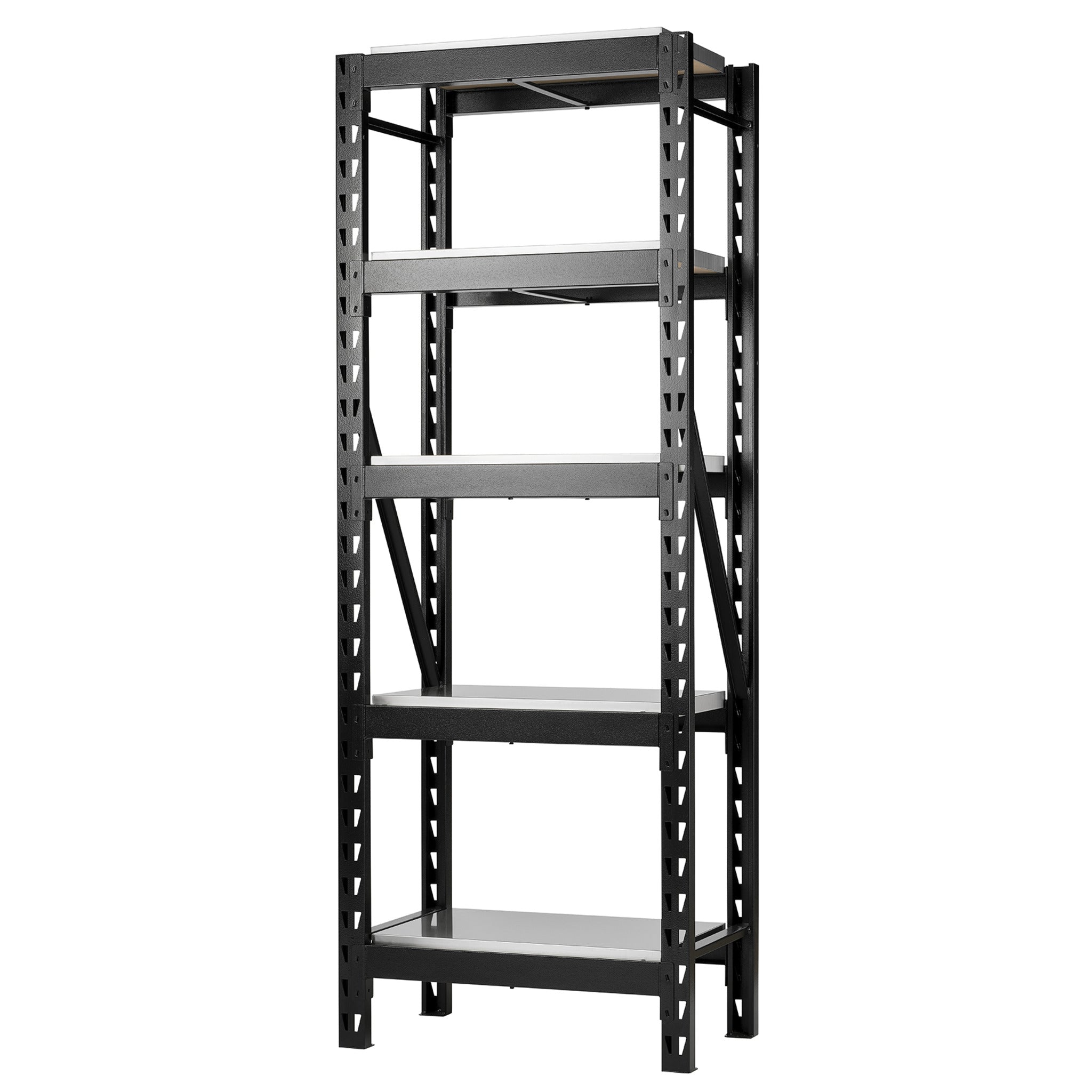 BUNKER 22 Piece Modular 5 Tier Racking with Shelving, 750mm