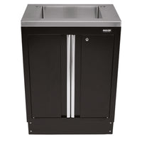 BUNKER Modular Floor Cabinet with Sink, 2 Door, 680mm
