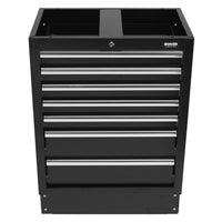 BUNKER modulaire vloerkast met 7 laden, 680 mm