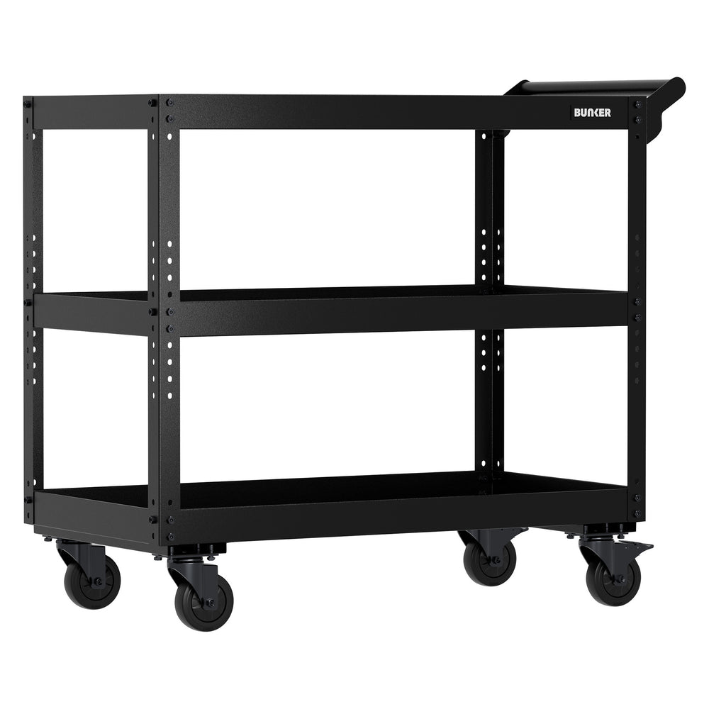 BUNKER 3-Tier Utility Service Cart, 854mm