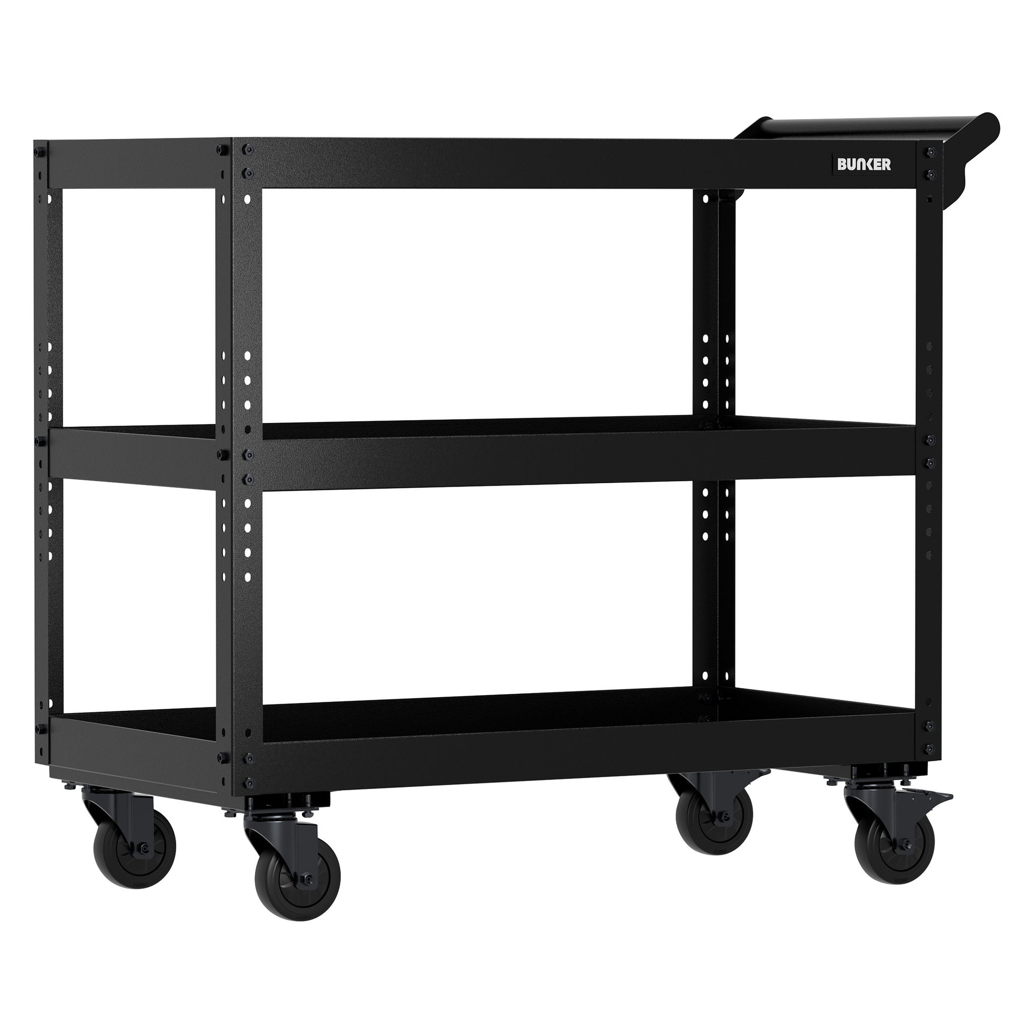 BUNKER 3-Tier Utility Service Cart, 854mm