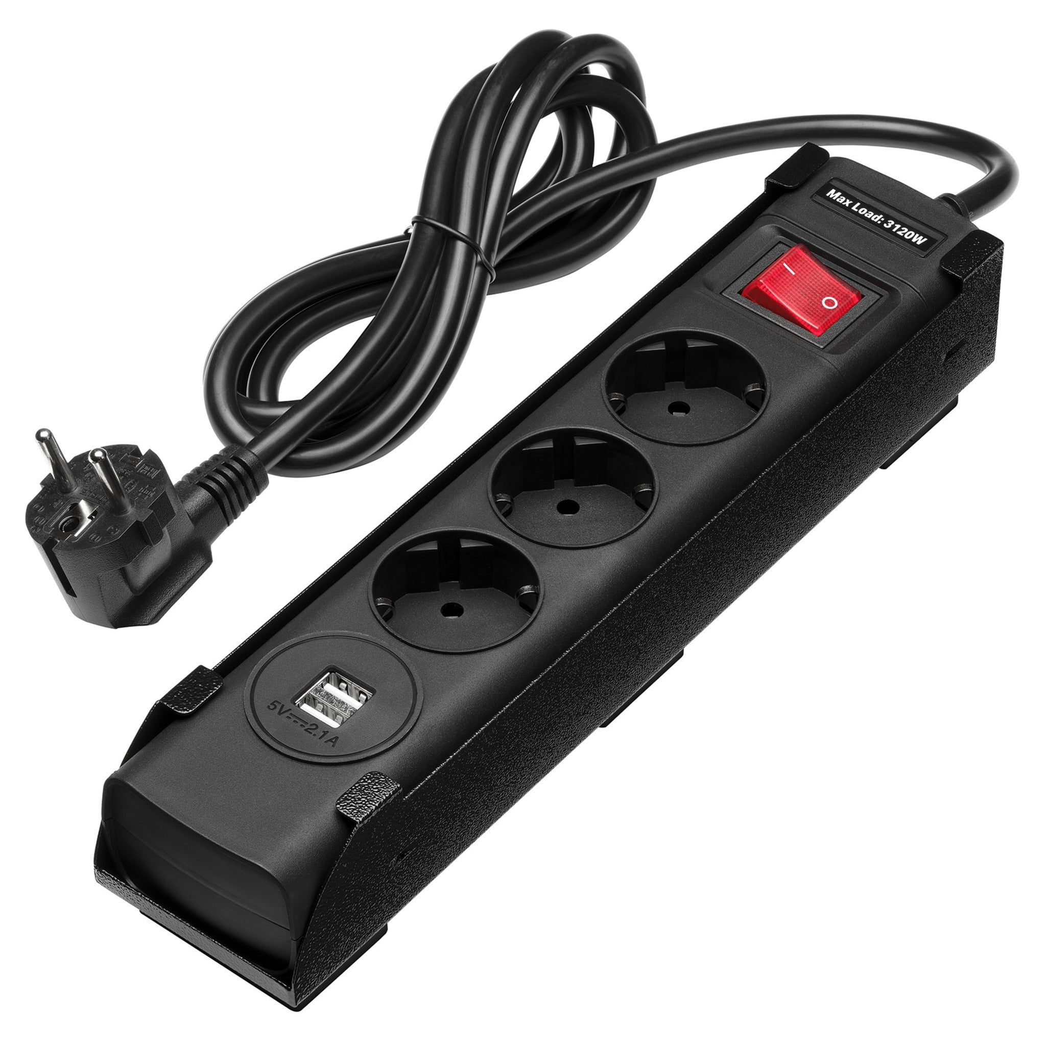 BUNKER EU Power Strip with Magnetic Holder
