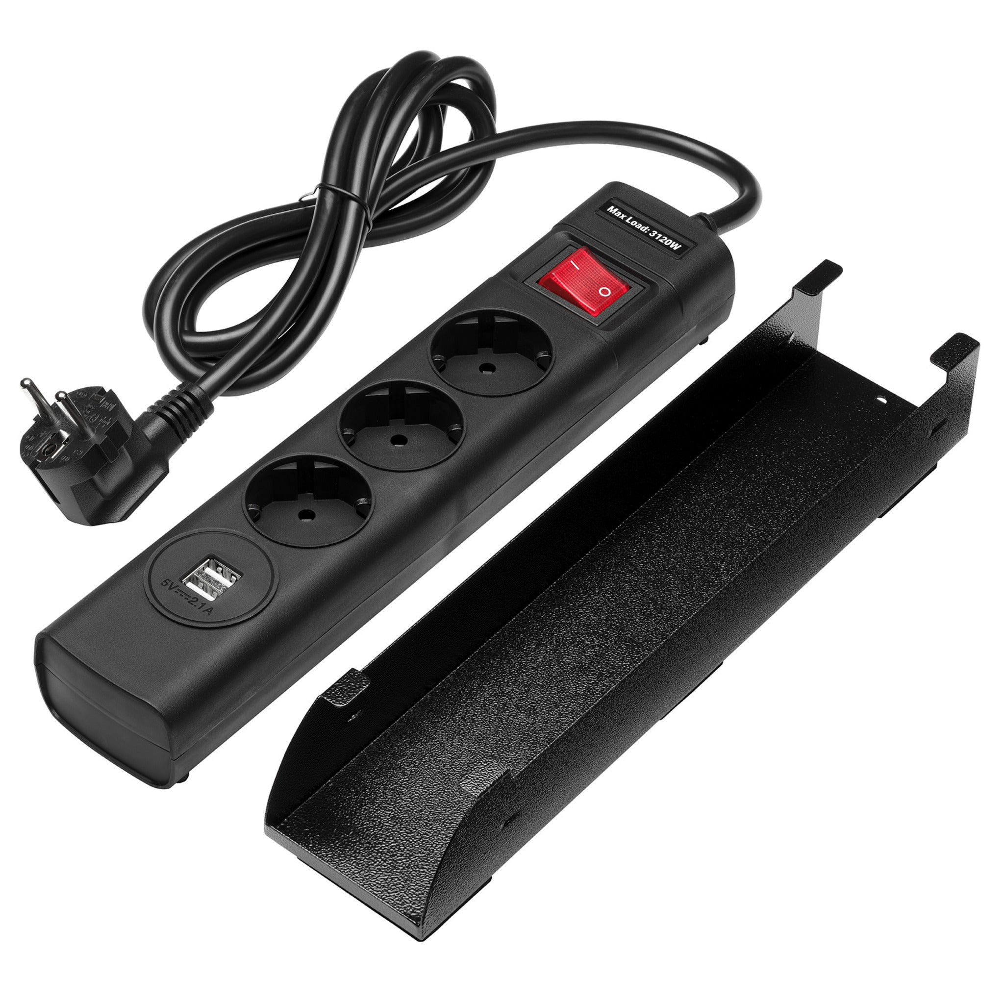 BUNKER EU Power Strip with Magnetic Holder