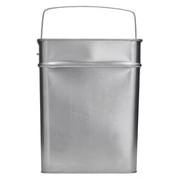 BUNKER Galvanised Trash Bin