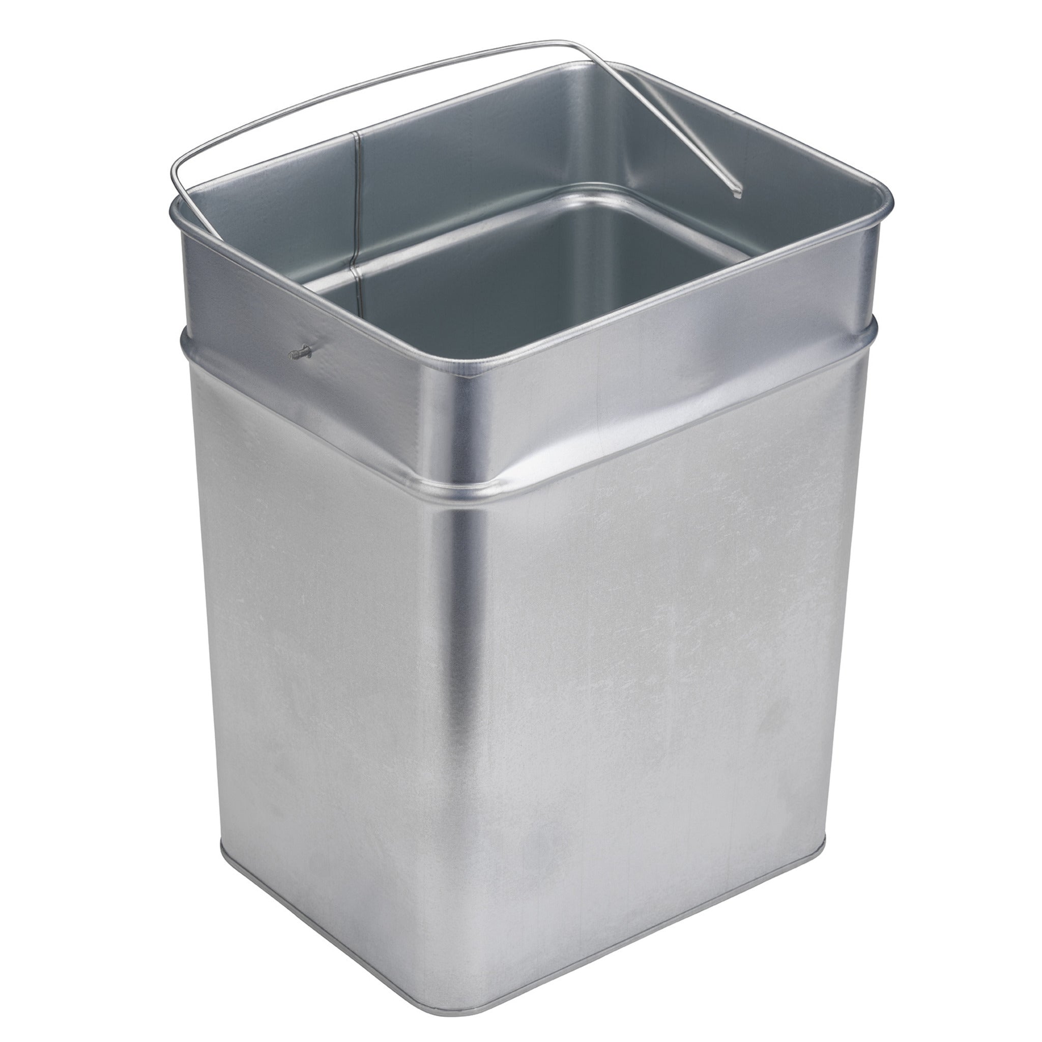 BUNKER Galvanised Trash Bin